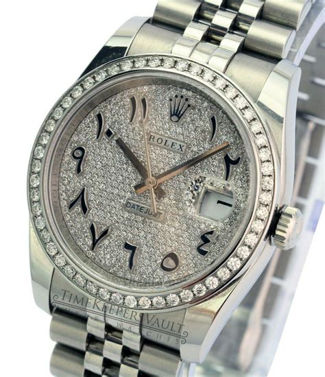 rolex arab numbers